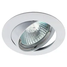 Светильник встраиваемый литой поворотный ЭРА MR16 12V/220V 50W KL1A WH белый (5055398623794)