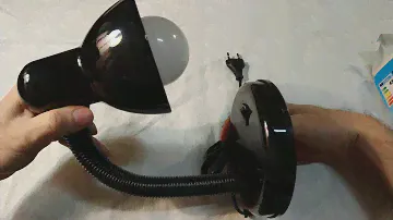 Настольный светильник ЭРА N-120 - Распаковка, обзор, тест с rgb лампочкой